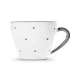 Gmundner Keramik Herzerl Grau Kaffeetasse Gourmet (0,2L)