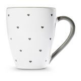 Gmundner Keramik Herzerl Grau Fr�hst�cksbecher Max (0,3l)