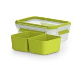 emsa 0,55L Clip & Go Snackbox mit 2 Eins�tzen