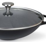 K�chenprofi  PROVENCE - Wok mit Glasdeckel, 30 cm schwarz