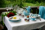 Lilien-Porzellan Daisy Teetasse 18 Lasurblau