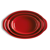 Emile Henry Auflaufform oval klein 27x17,5cm - in 3 Farben