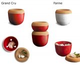 Emile Henry Knoblauchtopf mit Korkdeckel - 2 Farben