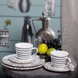 Gmundner Keramik Graugeflammt Dessertteller Cup (� 20cm)