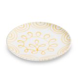 Gmundner Keramik Gelbgeflammt Speiseteller Cup (� 25cm)