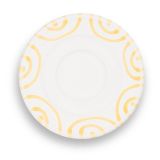 Gmundner Keramik Gelbgeflammt Unterteller Espresso Gourmet (� 11cm)