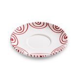 Gmundner Keramik Rotgeflammt Unterteller Teetasse Maxima (� 18cm)