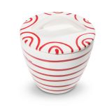 Gmundner Keramik Rotgeflammt Zuckerdose Gourmet (� 9cm)