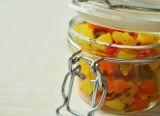 FIDO Drahtb�gelglas wei�, rund  inkl. Verschlu� und Dichtungsring 0.125l