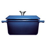 WOLL Guss-Mini-Kasserolle mit Deckel 2er Set - blau