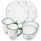 Gmundner Keramik Streublumen H�ttenfr�hst�ck f�r zwei Classic - Geschenkset