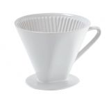 cilio Premium Kaffeefilter Porzellan wei Gre 6