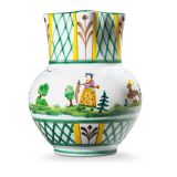 Gmundner Keramik Jagd Krug Wiener Form (1L)