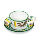 Gmundner Keramik Jagd Mokka f�r dich - 2tlg. Set im Geschenkkarton