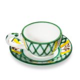 Gmundner Keramik Jagd Mokka f�r dich - 2tlg. Set im Geschenkkarton