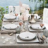 Gmundner Keramik Grauer Hirsch Suppentopf