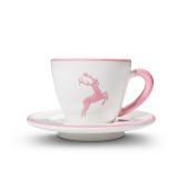 Gmundner Keramik Rosa Hirsch Espresso f�r dich Gourmet - Geschenkset