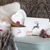 Gmundner Keramik Rosa Hirsch Espresso f�r dich Gourmet - Geschenkset