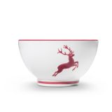 Gmundner Keramik Bordeauxroter Hirsch M�slischale gro� (� 14cm)