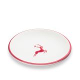Gmundner Keramik Bordeauxroter Hirsch Unterteller Mokka glatt (� 11 cm)