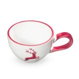 Gmundner Keramik Bordeauxroter Hirsch Mokkatasse glatt (0,06l)