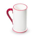 Gmundner Keramik Bordeauxroter Hirsch Bierkrug Form-A (0,3L)