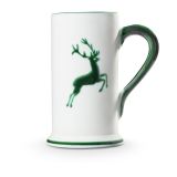 Gmundner Keramik Gr�ner Hirsch Bierkrug Form-A (0,5L)
