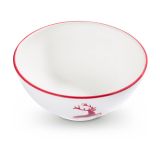 Gmundner Keramik Bordeauxroter Hirsch Sch�ssel (� 17cm)