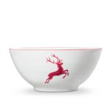 Gmundner Keramik Bordeauxroter Hirsch Sch�ssel (� 27cm)