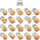 Marcato Biscuits Design Geb�ckpresse mit 20 Scheiben - 5 Farben