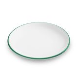 Gmundner Keramik Gr�ner Rand Dessertteller Cup (� 20cm)
