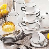 Gmundner Keramik Grauer Rand Kaffeeh�ferl gro� (0,24l)