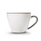 Gmundner Keramik Grauer Rand Kaffeetasse Gourmet (0,2L)