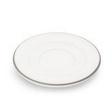 Gmundner Keramik Grauer Rand Unterteller Espresso Gourmet (� 11cm)