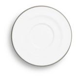 Gmundner Keramik Grauer Rand Unterteller Cappuccino Gourmet (�14cm)