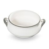 Gmundner Keramik Grauer Rand Suppenschale (0,37L)