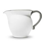 Gmundner Keramik Grauer Rand Milchgieer glatt Cup (0,3L)