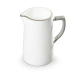 Gmundner Keramik Grauer Rand Wasserkrug (0,7L)