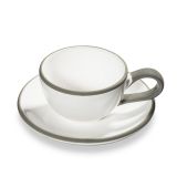 Gmundner Keramik Grauer Rand Mokka f�r dich - Geschenkset