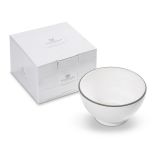 Gmundner Keramik Grauer Rand M�slischale gro� (� 14cm) - Geschenkkarton