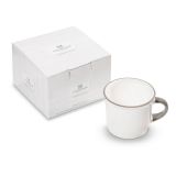 Gmundner Keramik Grauer Rand Kaffeeh�ferl gro� (0,24l) - Geschenkkarton