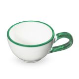Gmundner Keramik Gr�ner Rand Mokkatasse Classic