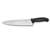 Victorinox Swiss Classic Tranchiermesser mit Kullenschliff schwarz 25 cm