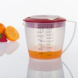 Westmark R�hrbecher mit Deckel �Helena� 1,4 l rot
